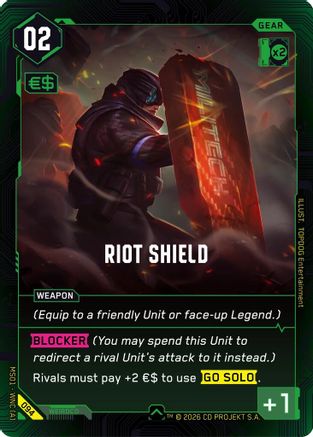 Riot Shield (094) - Welcome to Night City  Retail