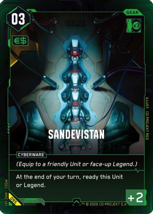 Sandevistan (095) - Welcome to Night City  Retail