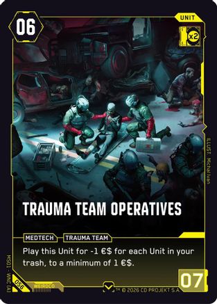 Trauma Team Operatives (056) - Welcome to Night City  Retail