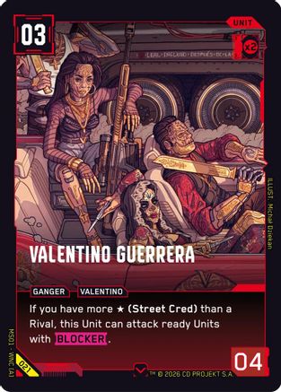 Valentino Guerrera (021) - Welcome to Night City  Retail