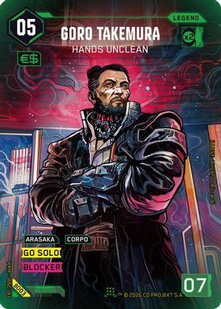 Goro Takemura - Hands Unclean (B003) - Box Toppers  Beta Foil