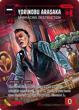 Yorinobu Arasaka - Embracing Destruction (B001) - Box Toppers  Beta Foil