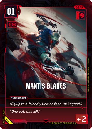 Mantis Blades (007) - Embracing Power  Retail Starter Deck