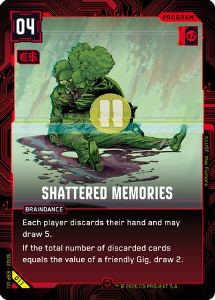 Shattered Memories (011) - Embracing Power  Retail Starter Deck Foil