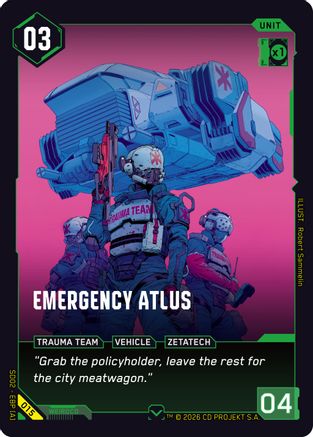 Emergency Atlus (015) - Embracing Power  Retail Starter Deck