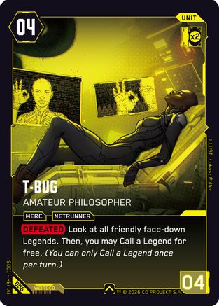 T-Bug - Amateur Philosopher (006) - The Heist  Retail Starter Deck