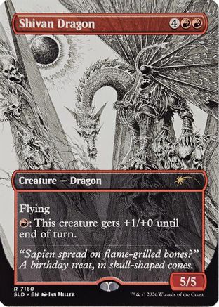 Shivan Dragon (SLD-7180) [Secret Lair Drop Series]