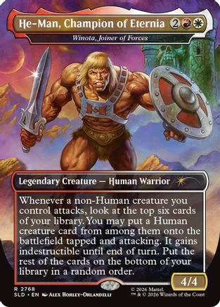He-Man, Champion of Eternia - Winota, Joiner of Forces (SLD-2768) [Secret Lair Drop Series]