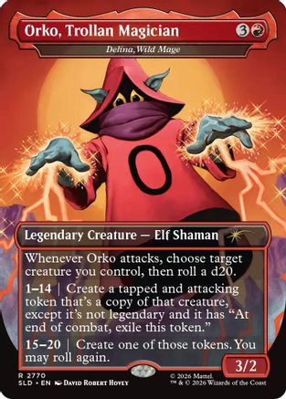 Orko, Trollan Magician - Delina, Wild Mage (SLD-2770) [Secret Lair Drop Series] Foil