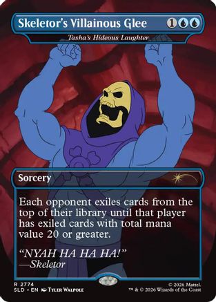 Skeletor's Villainous Glee - Tasha's Hideous Laughter (SLD-2774) [Secret Lair Drop Series]