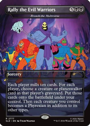 Rally the Evil Warriors - Breach the Multiverse (SLD-2777) [Secret Lair Drop Series]