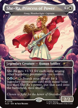 She-Ra, Princess of Power - Sisay, Weatherlight Captain (SLD-2778) [Secret Lair Drop Series] Foil