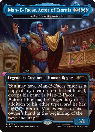 Man-E-Faces, Actor of Eternia - Sakashima the Impostor (SLD-2784) [Secret Lair Drop Series] Foil