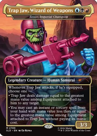 Trap Jaw, Wizard of Weapons - Tetsuo, Imperial Champion (SLD-2789) [Secret Lair Drop Series] Foil