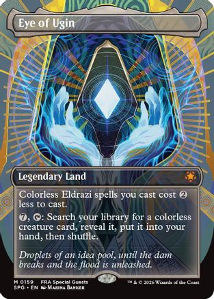 Eye of Ugin (Borderless) (SPG-159) [Special Guests] Foil