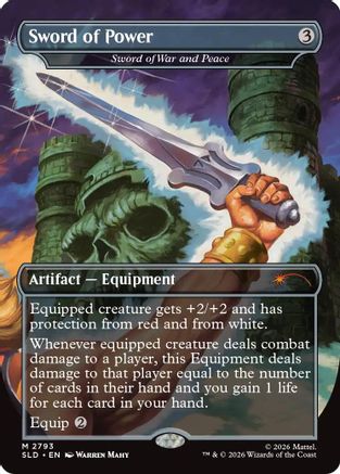 Sword of Power - Sword of War and Peace (SLD-2793) [Secret Lair Drop Series] Foil