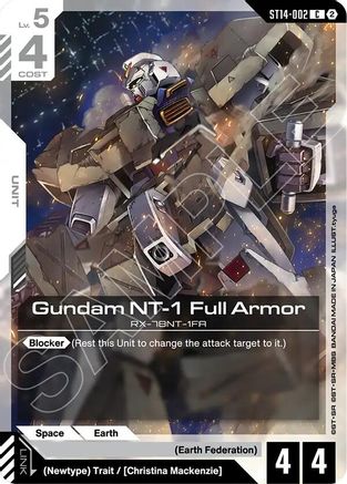 Gundam NT-1 Full Armor (ST14-002) - Starter Deck 14 Heavy Dominion