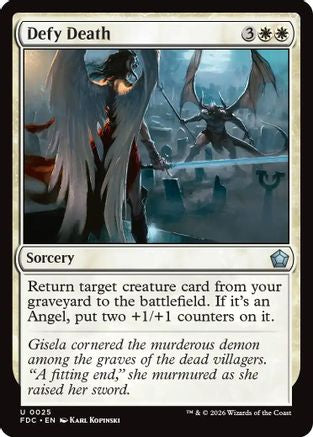 Defy Death (FDC-025) [Commander: Foundations]