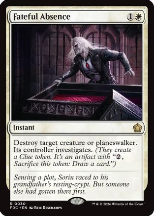 Fateful Absence (FDC-030) [Commander: Foundations]