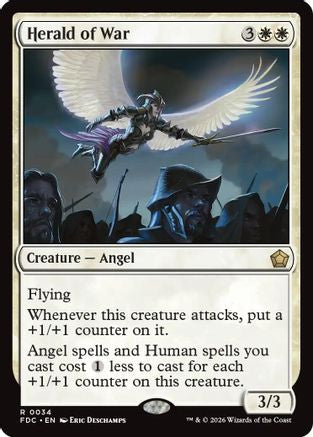 Herald of War (FDC-034) [Commander: Foundations]