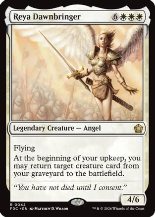 Reya Dawnbringer (FDC-042) [Commander: Foundations]