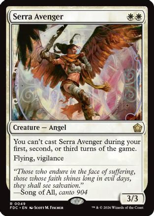 Serra Avenger (FDC-049) [Commander: Foundations]