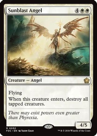 Sunblast Angel (FDC-052) [Commander: Foundations]