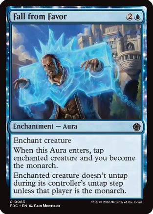 Fall from Favor (FDC-063) [Commander: Foundations]