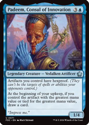 Padeem, Consul of Innovation (FDC-071) [Commander: Foundations]