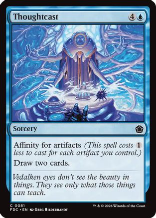 Thoughtcast (FDC-081) [Commander: Foundations]