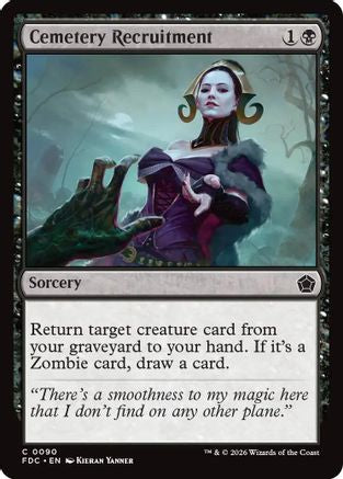 Cemetery Recruitment (FDC-090) [Commander: Foundations]