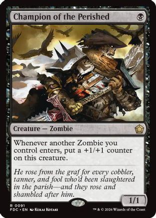Champion of the Perished (FDC-091) [Commander: Foundations]