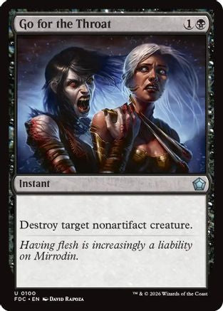Go for the Throat (FDC-100) [Commander: Foundations]