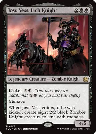 Josu Vess, Lich Knight (FDC-107) [Commander: Foundations]