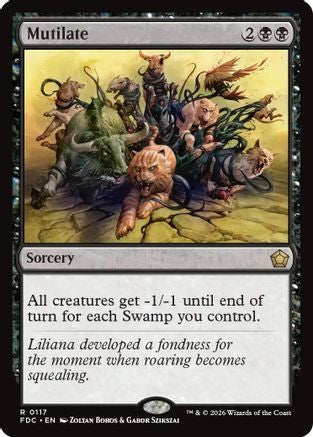 Mutilate (FDC-117) [Commander: Foundations]