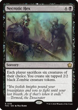 Necrotic Hex (FDC-118) [Commander: Foundations]