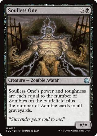 Soulless One (FDC-126) [Commander: Foundations]