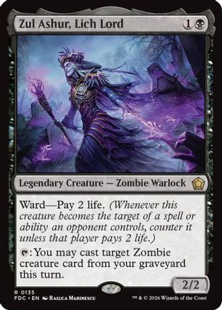 Zul Ashur, Lich Lord (FDC-135) [Commander: Foundations]