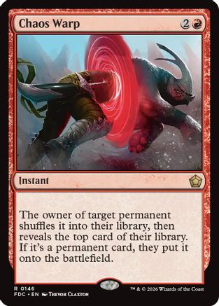Chaos Warp (FDC-146) [Commander: Foundations]