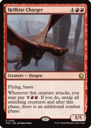 Hellkite Charger (FDC-160) [Commander: Foundations]