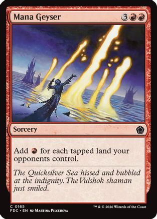 Mana Geyser (FDC-165) [Commander: Foundations]