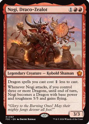 Nogi, Draco-Zealot (FDC-167) [Commander: Foundations]