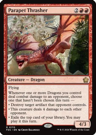 Parapet Thrasher (FDC-170) [Commander: Foundations]