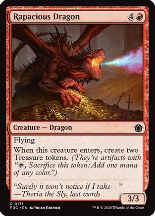 Rapacious Dragon (FDC-171) [Commander: Foundations]