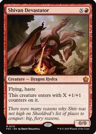 Shivan Devastator (FDC-175) [Commander: Foundations]