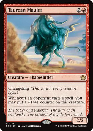 Taurean Mauler (FDC-178) [Commander: Foundations]