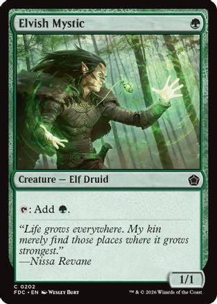 Elvish Mystic (FDC-202) [Commander: Foundations]