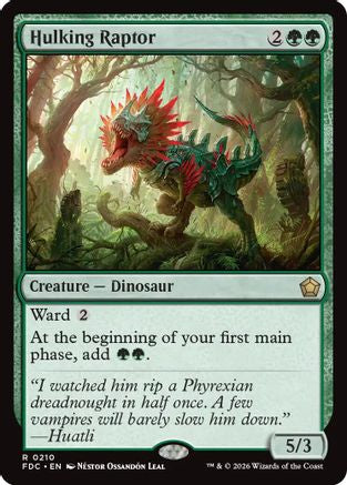 Hulking Raptor (FDC-210) [Commander: Foundations]