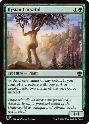 Ilysian Caryatid (FDC-211) [Commander: Foundations]