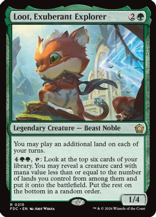 Loot, Exuberant Explorer (FDC-215) [Commander: Foundations]